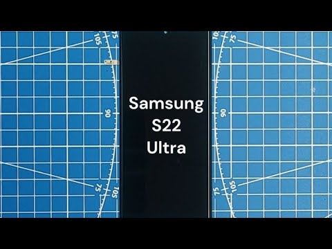 Видео: Переклейка стекла Samsung S22 Ultra, замена  разбитого стекла самсунг