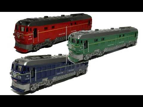Видео: Игрушки локомотивы РЖД от Технопарка
