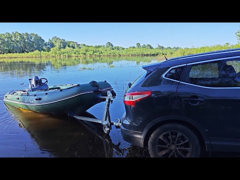 Видео: поход на лодке. Пикник на острове