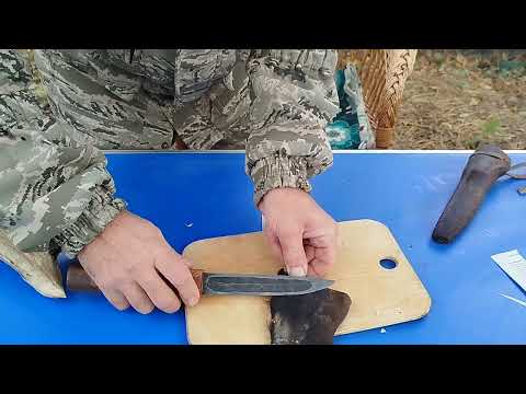 Видео: мощный якутский нож