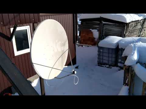 Видео: продолжение настройки антенны на спутник qo-100 ( ESHAIL2 )