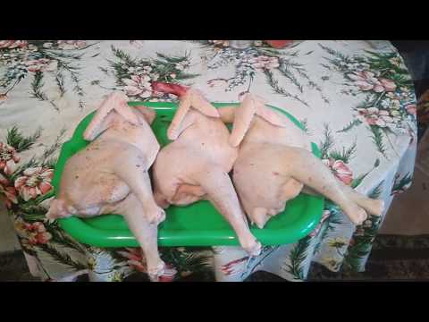 Видео: Откорм петухов. Контрольный забой#3. ЛПХ. 25 ноября 2016 г.