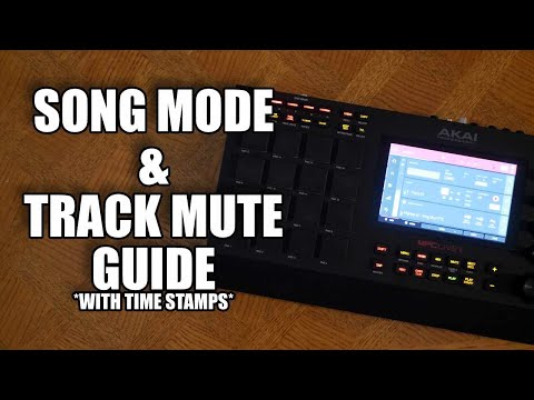 Видео: Советы по расширенному режиму песни AKAI MPC LIVE II, аранжировке битов и отключению звука треков