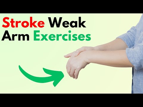 Видео: Упражнения для восстановления после инсульта: полная слабость руки/кисти
