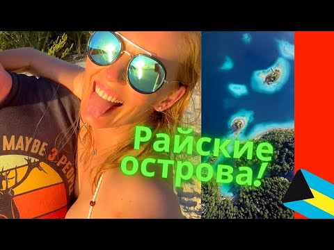 Видео: БАГАМЫ/Остров Плавающих Свиней/Акулы/Черепахи/Игуаны/Необитаемый Остров