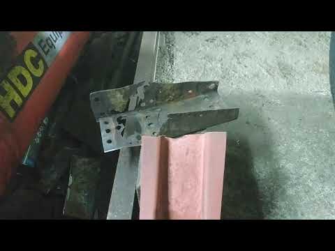 Видео: Ивеко - ремонт рамы, левая сторона ч.3