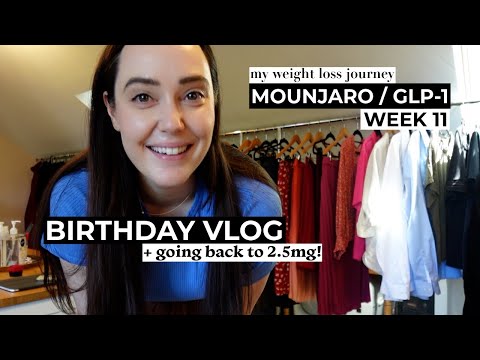 Видео: 🎂 НЕДЕЛЯ 11 на Монджаро | Мой день рождения, возвращение к 2,5 мг + визит к семье