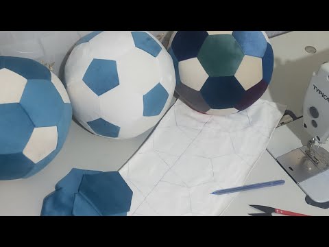 Видео: Матадан доп тігу ⚽ жылдамдатылған видео. Мяч из ткани ⚽. Өз қолымызбен. Тігіп үйрену. Тігін. Шитье.