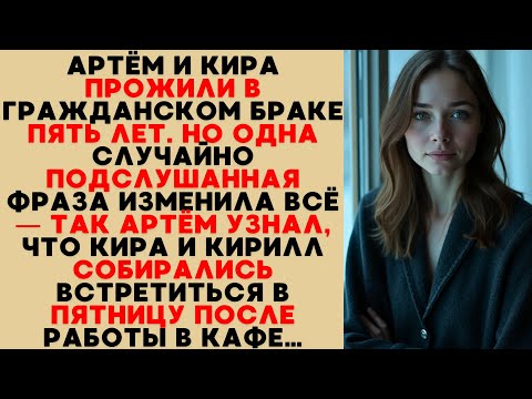 Видео: Артём случайно узнал, что Кира хочет встретиться с Кириллом после работы — и всё изменилось.
