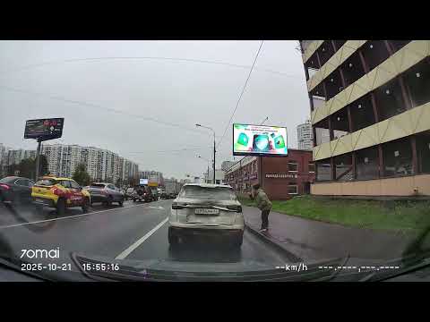 Видео: Driving in Moscow city: Зябликово - Текстильщики 21/10/2025 (timelapse 4x)