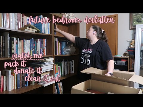 Видео: Обновите мою будущую спальню вместе со мной | сортировка, упаковка и расхламление