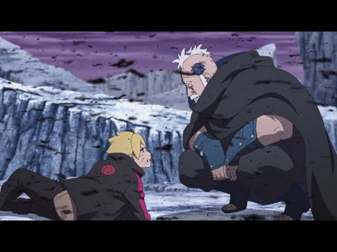 Видео: Боро против Боруто, Каваки, Сарада и Мицуки. Боруто 206 серия