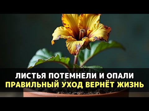 Видео: Ваш цветок умирал на глазах, но один шаг вернул ему жизнь за неделю