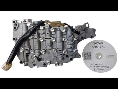 Видео: Программирование корпуса клапана трансмиссии Nissan CVT с помощью QR-кода CD с помощью сканера La...