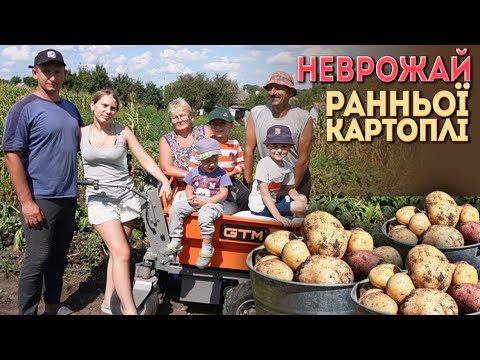 Видео: 🇺🇦НЕВРАЖАЮЧИЙ результат, але нам вистачить. Копаємо ранні сорти картоплі.