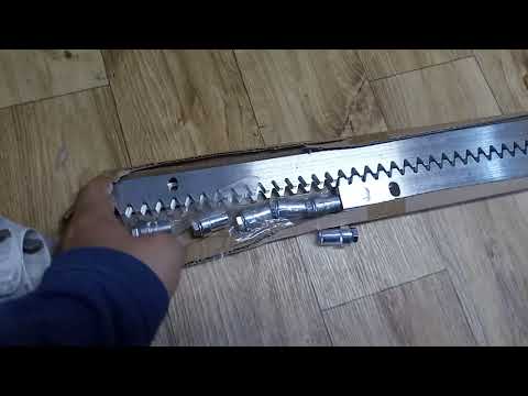 Видео: Распаковка зубчатой рейки для откатных ворот. www.delaemvorota.com.ua