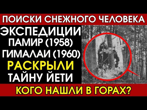 Видео: Йети реален? СССР и США искали его 60 лет назад. Что нашли в горах?