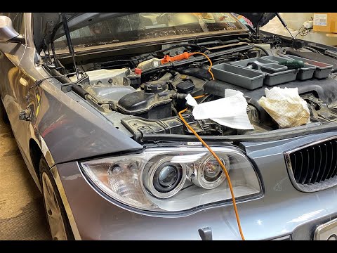 Видео: BMW E87 двигатель N46 - диагностика и замена вакуумного насоса (актуально для серии BMW - 1,3,5,x1).