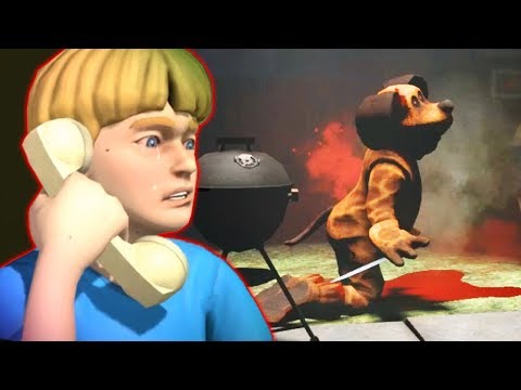 Видео: СОБАКУ УБИЛА ПОЛИЦИЯ ГРУСТНАЯ КОНЦОВКА ! - Duck Season (Horror Game)