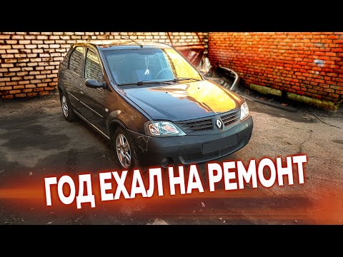 Видео: Рено Логан  пытался доехать на сто