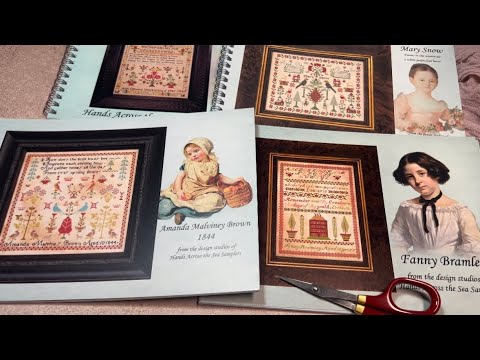 Видео: #2. Мои вышивальные запасы - Часть 1 HANDS ACROSS THE SEA SAMPLERS @nicolaparkman