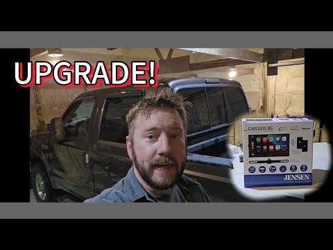 Видео: 2006 F350, установлен медиаплеер Jensen Audio. CAR723W-BC