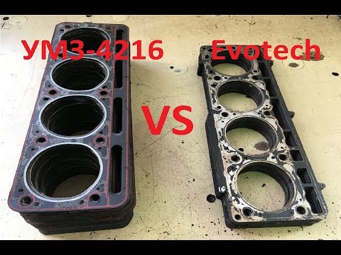 Видео: Прокладки ГБЦ от Evotech 2.7 и УМЗ-4216, сколько мы поменяли?