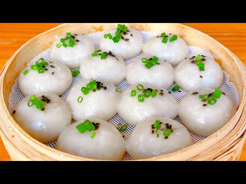 Видео: Клейкая рисовая мука такая вкусная, кожица тонкая, а начинка большая, мягкая и клейкая,