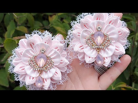 Видео: очень красивые резиночки канзаши