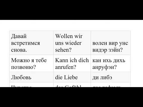 Видео: Немецкий по плейлистам Урок 11 #немецкийязык