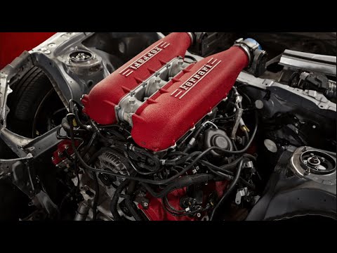 Видео: Этот Ferrari 458 был сильно поврежден из-за слишком малого количества моторного масла.