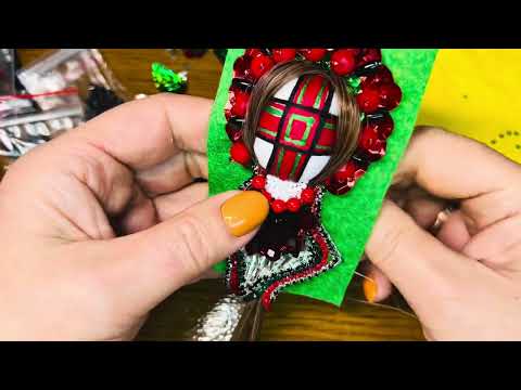 Видео: Брошка «Мотанка». Частина 5. Віночок та намисто