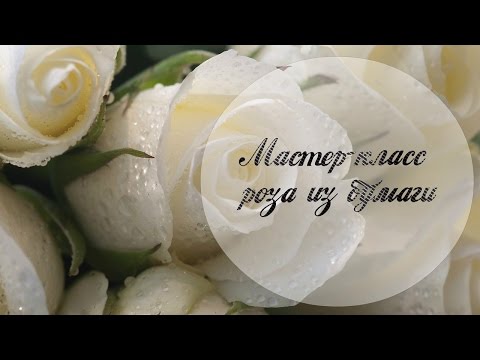 Видео: Розы из гофрированной бумаги. Мастер-класс. Цветы из бумаги.