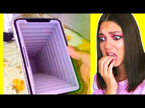 Видео: Попробуй не Cказать «Офигеть» Челлендж! Портал в смартфоне?