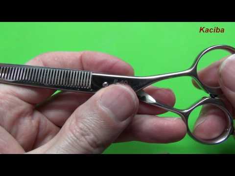 Видео: Ножницы JOEWELL анализ и доводка лезвия прямого полотна