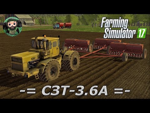 Видео: Farming Simulator 17 : Сеялка СЗТ-3.6А