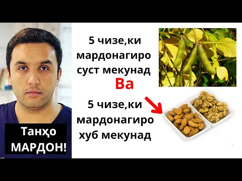 Видео: 5 чизе,ки мардонагиро заиф мекунад ва 5 чизе,ки мардонагиро хуб мекунад