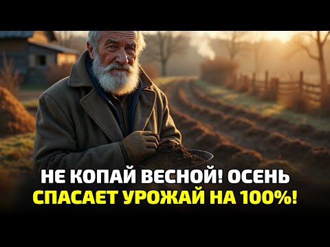 Видео: Навоз в ноябре спасёт огород! Почему весной уже бесполезно вносить органику?!