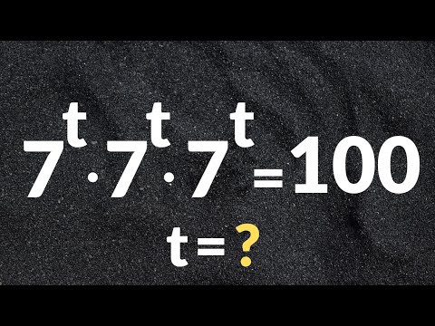 Видео: Хорошее показательное уравнение для олимпиады | Вопрос олимпиады по математике