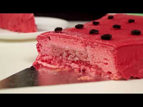 Видео: Гигантское мороженое Арбуз