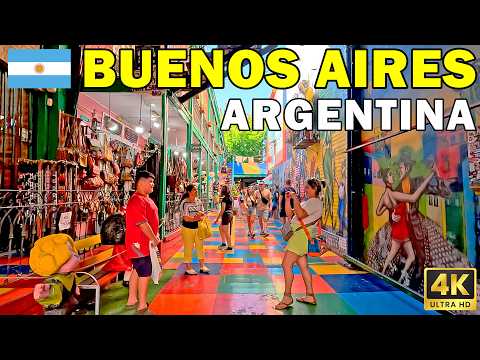 Видео: 🇦🇷 БУЭНОС-АЙРЕС, АРГЕНТИНА: 4K-пешеходная экскурсия по Каминито, самой красочной улице Аргентины
