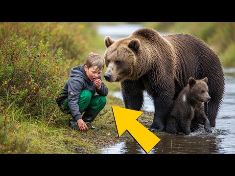 Видео: МЕДВЕДИЦА нашла ребёнка в ТАЙГЕ… но почему она не тронула его?