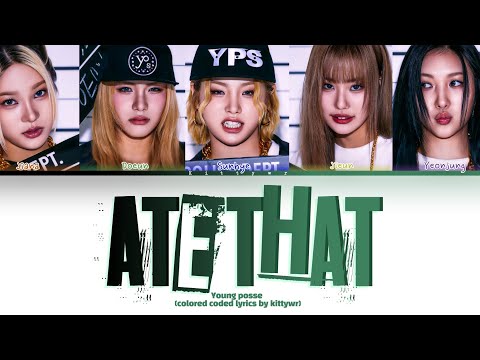 Видео: YOUNG POSSE - ATE THAT [ кириллизация/перевод на русский] [ colored coded lyrics]