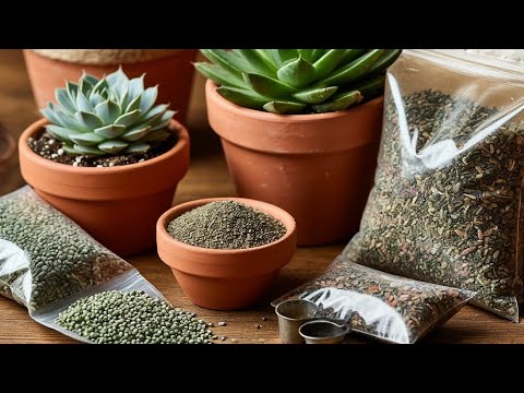 Видео: Суккуленты. Растения из семян.