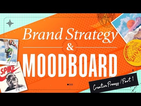 Видео: Полный процесс разработки фирменного стиля — ЧАСТЬ 1 — Стратегия и мудборд