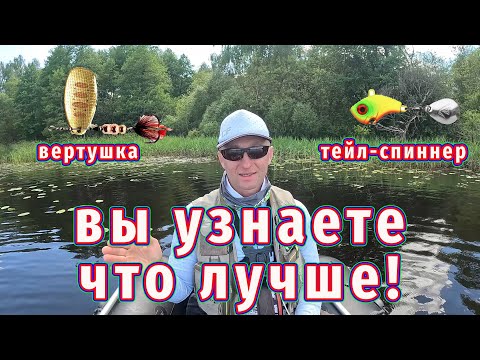 Видео: Две ЛУЧШИЕ ПРИМАНКИ для Жаркого лета! Вертушка и тейл-спиннер! Что лучше?