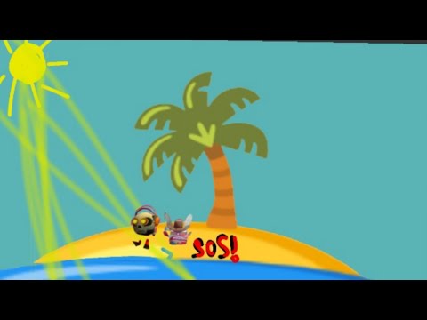 Видео: Попали на необитаемый остров в chicken gun! 
