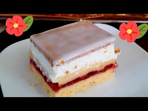 Видео: Butterkekskuchen mit Himbeeren und Pudding / нежнейший МАЛИНОВЫЙ пирог