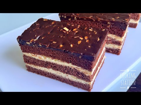 Видео: Вкусный миндальный шоколадный торт легкий рецепт