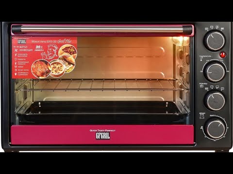 Видео: Мини - печь GFO-30 GRILL PLUS от GFGRIL (жарочный шкаф, духовка)